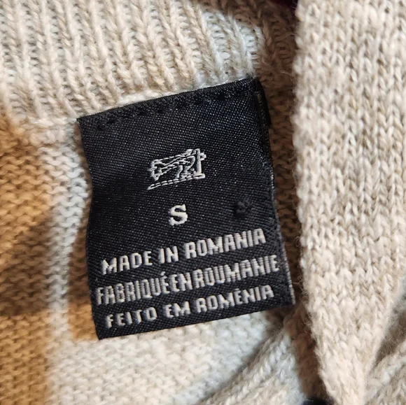 SCOTCH & SODA SLUB KNIT GRADIENT STRIPE SLIM FIT SWEATER SZ S - Picture 10 of 12